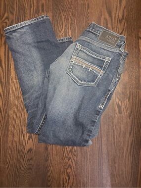 Ariat Men's Dark Blue Boot Cut Jeans